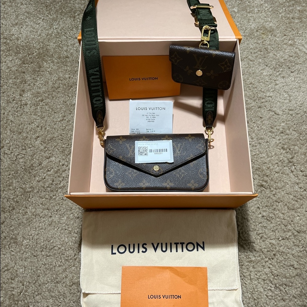 Brand new condition. Hard to find at LV store! Box, receipt, dust bag included.